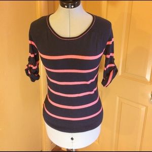 Loft half sleeve top small Nautical cruisewear